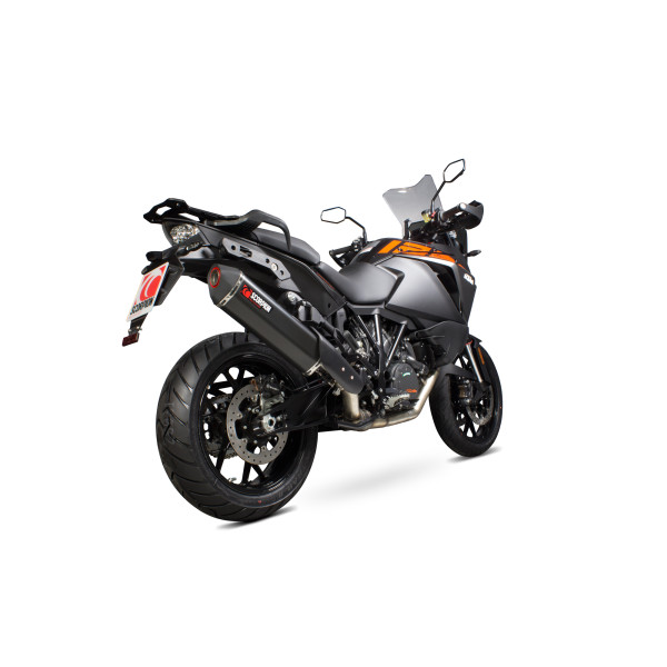 Scorpion Exhaust KTM 1290 Super Adventure 2015 - 2020 Serket Parallel Slip-on Black Ceramic Coated Sleeve